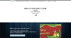 Desktop Screenshot of maliciousart.com